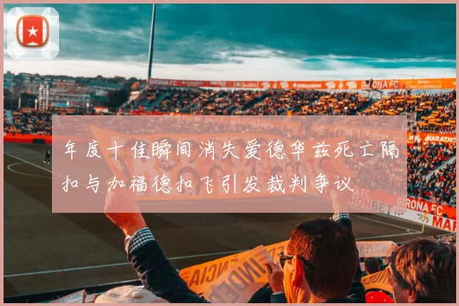 年度十佳瞬间消失爱德华兹死亡隔扣与加福德扣飞引发裁判争议